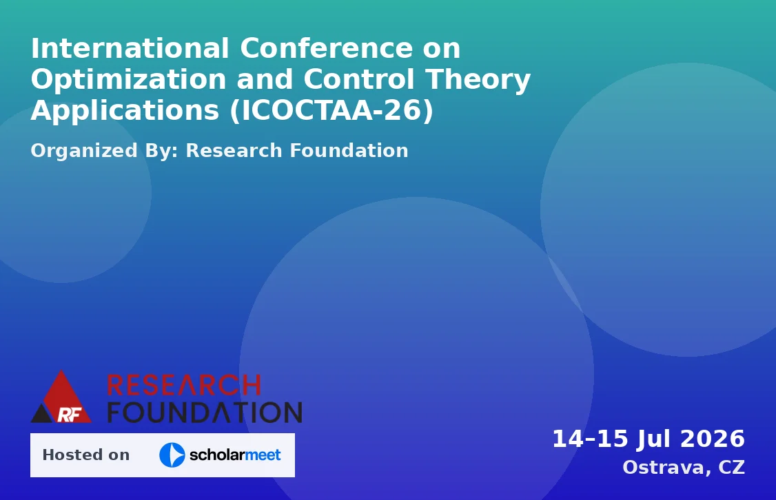 International Conference on Optimization and Control Theory Applications (ICOCTAA-26)