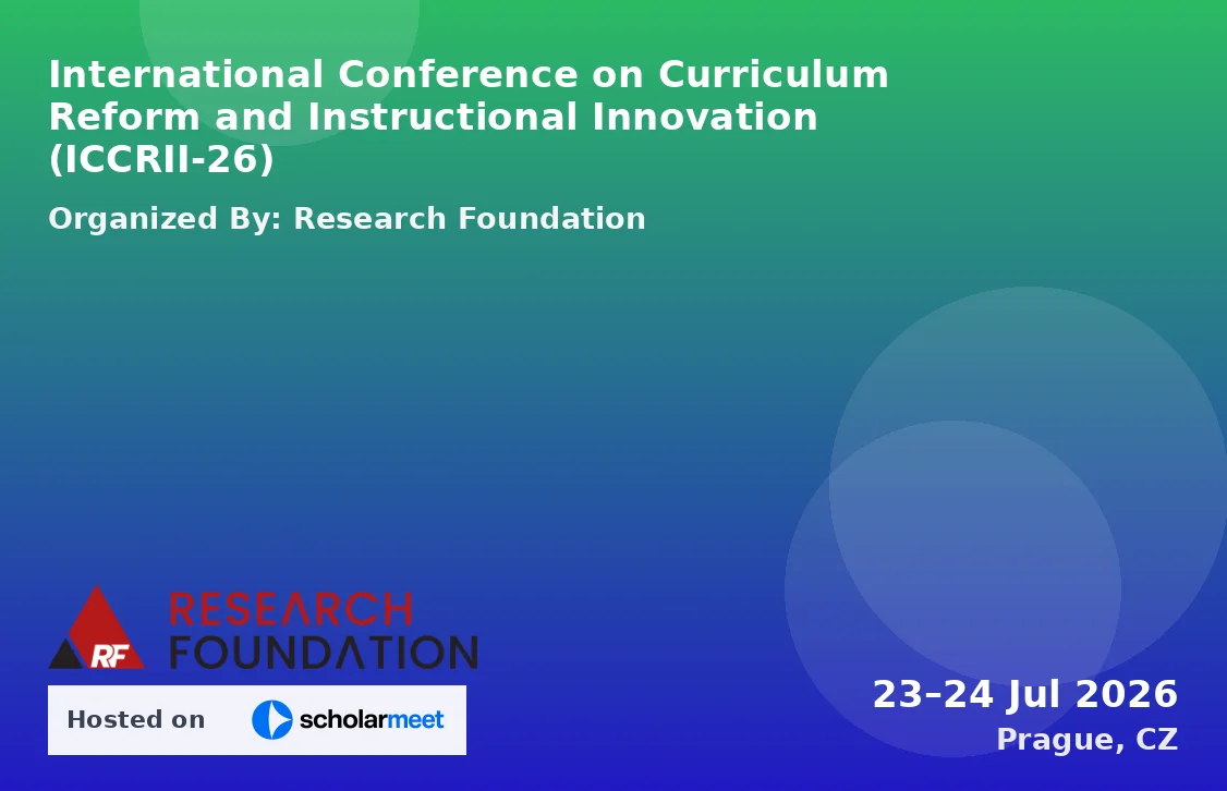 International Conference on Curriculum Reform and Instructional Innovation (ICCRII-26)