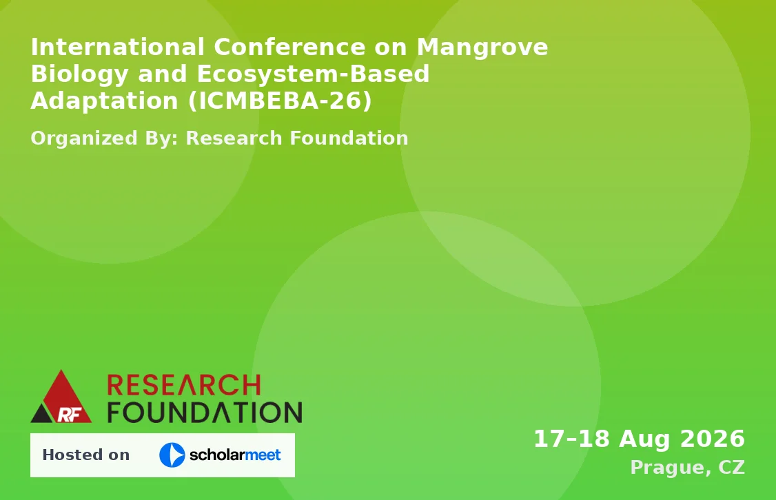 International Conference on Mangrove Biology and Ecosystem-Based Adaptation (ICMBEBA-26)