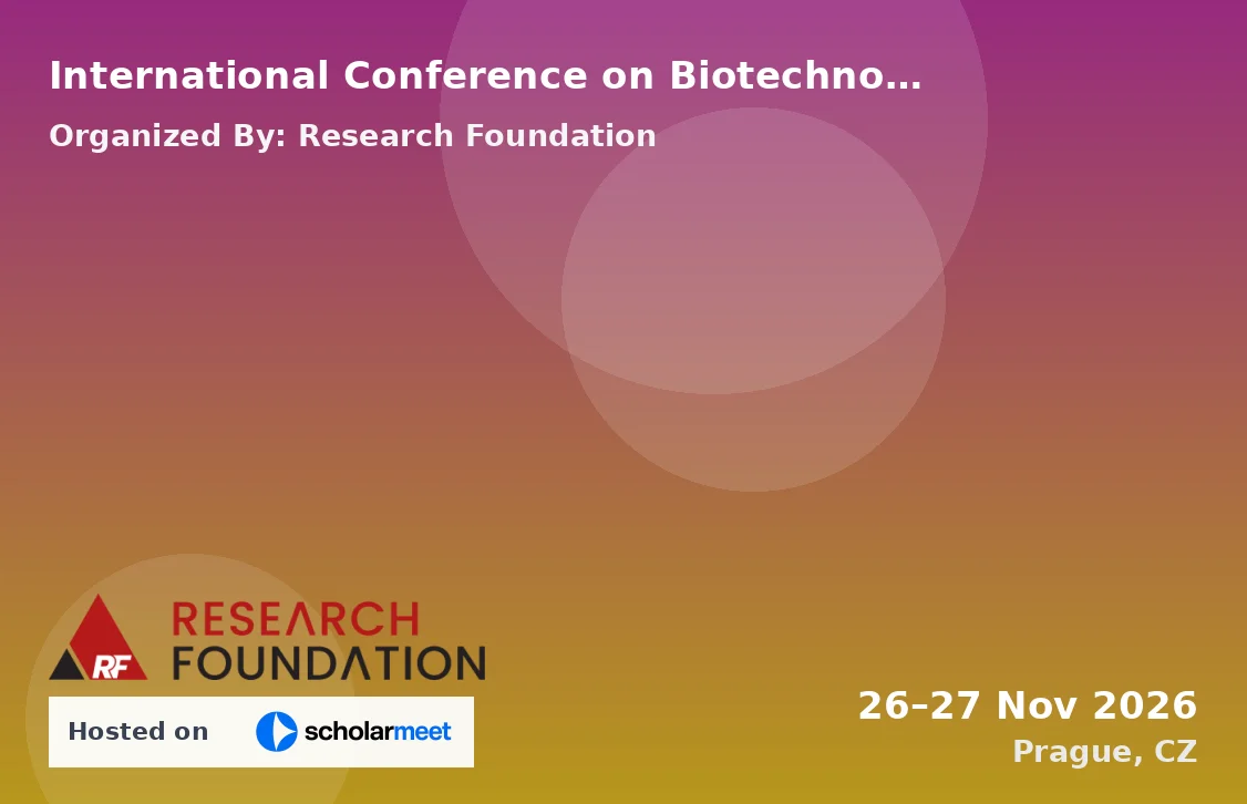 International Conference on Biotechnology, Genomics, and Legal Implications in Health Care (ICBGLIHC-26)