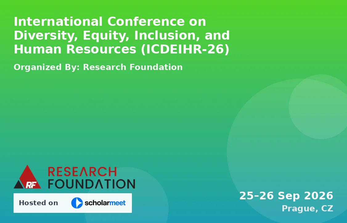 International Conference on Diversity, Equity, Inclusion, and Human Resources (ICDEIHR-26)