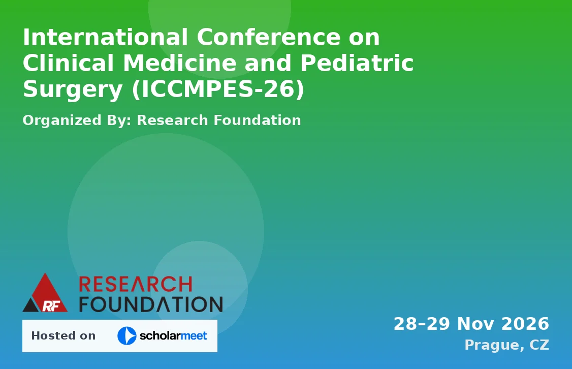 International Conference on Clinical Medicine and Pediatric Surgery (ICCMPES-26)
