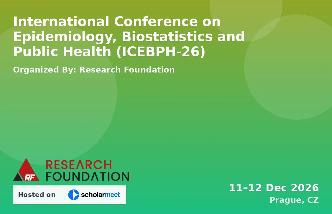 International Conference on Epidemiology, Biostatistics and Public Health (ICEBPH-26)
