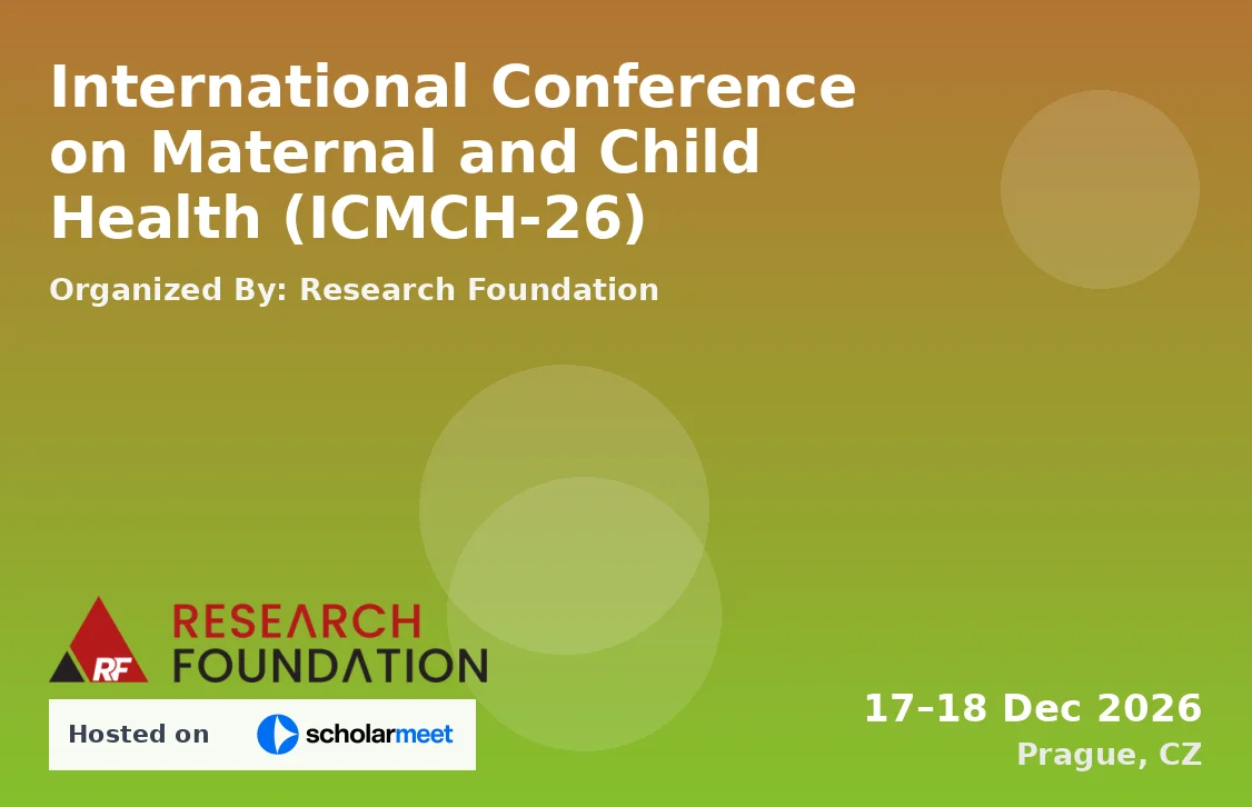 International Conference on Maternal and Child Health (ICMCH-26)