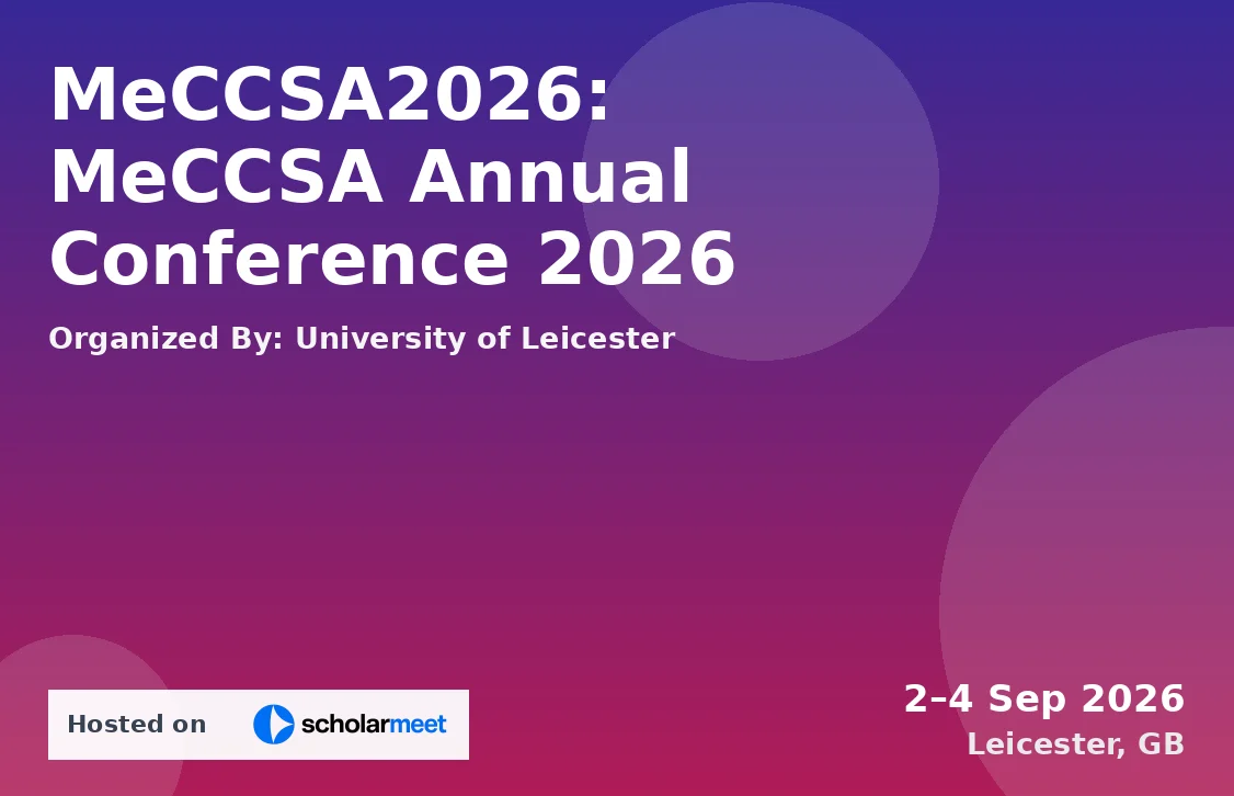 MeCCSA2026: MeCCSA Annual Conference 2026