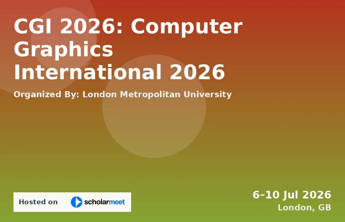 CGI 2026: Computer Graphics International 2026