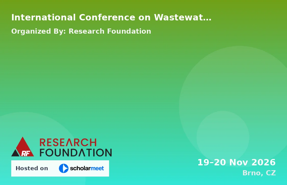 International Conference on Wastewater Treatment and Environmental Sustainability (ICWTES-26)
