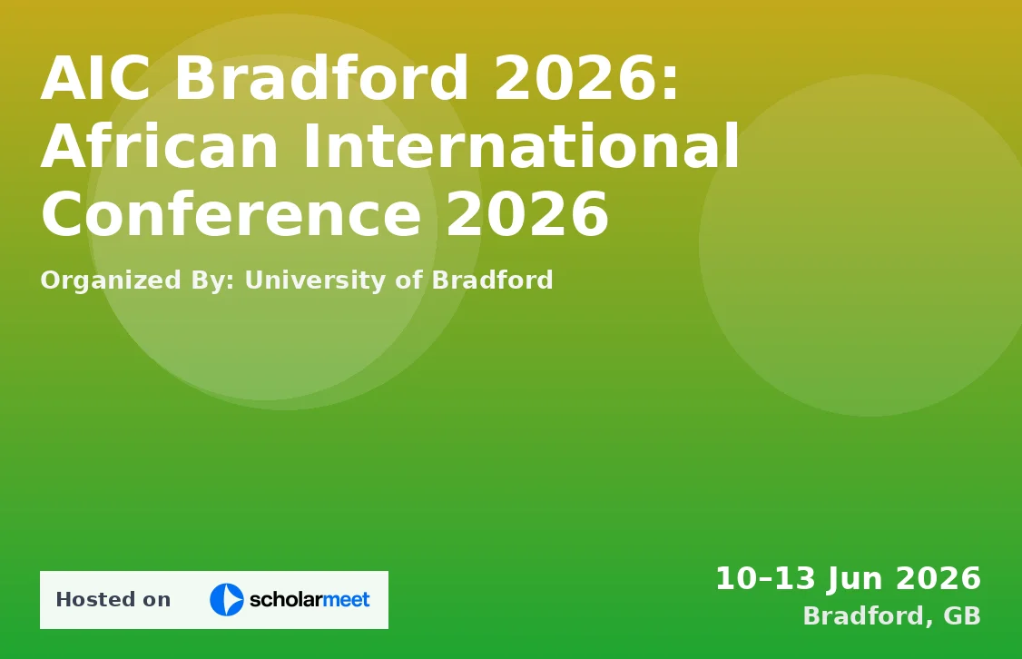 AIC Bradford 2026: African International Conference 2026