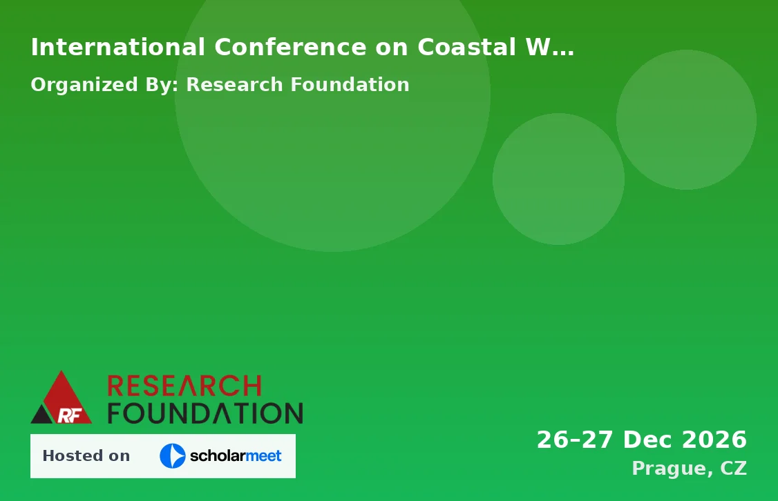 International Conference on Coastal Wetlands, Mangrove Ecosystems and Resilience to Sea Level Rise (ICCWMERSLR-26)