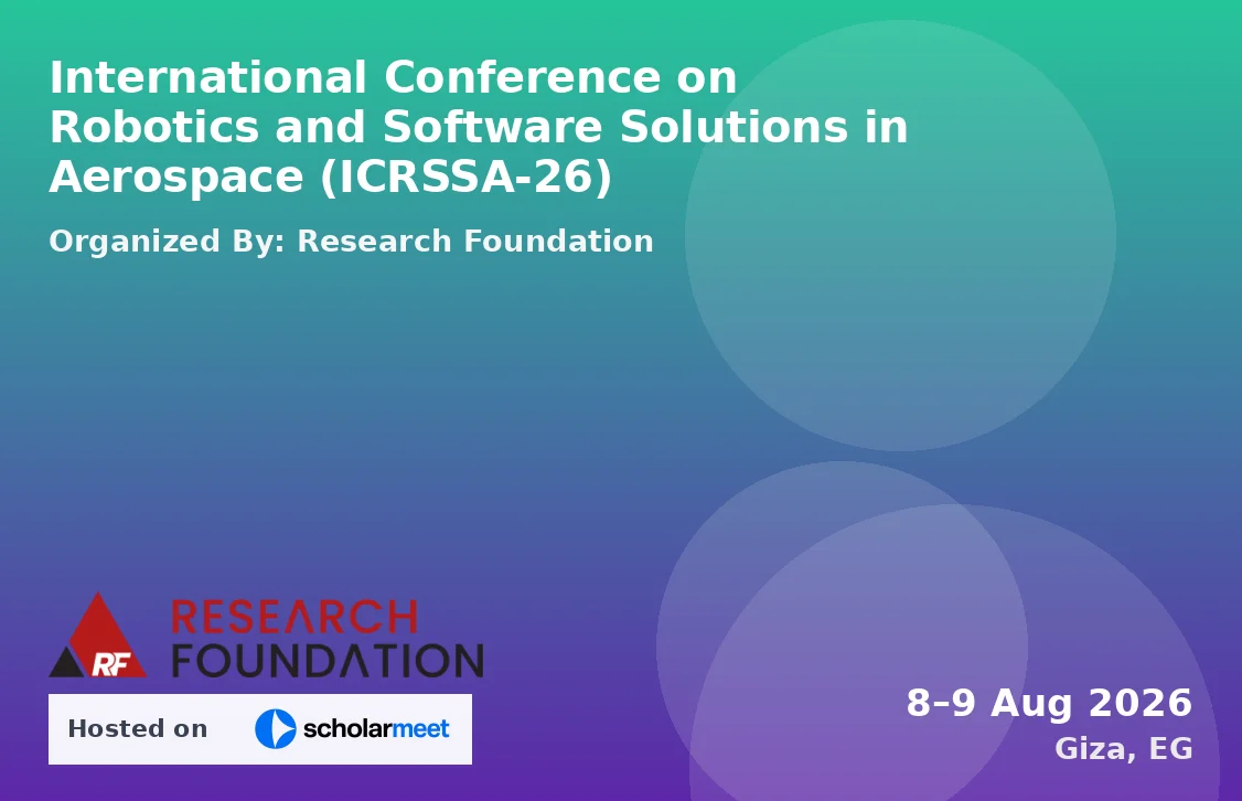 International Conference on Robotics and Software Solutions in Aerospace (ICRSSA-26)
