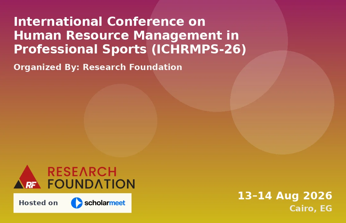 International Conference on Human Resource Management in Professional Sports (ICHRMPS-26)