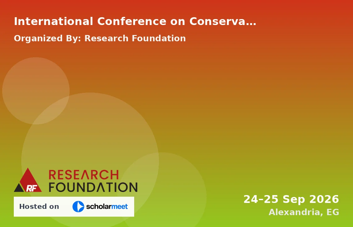 International Conference on Conservation Genetics and Endangered Species Recovery Strategies (ICCGESRS-26)