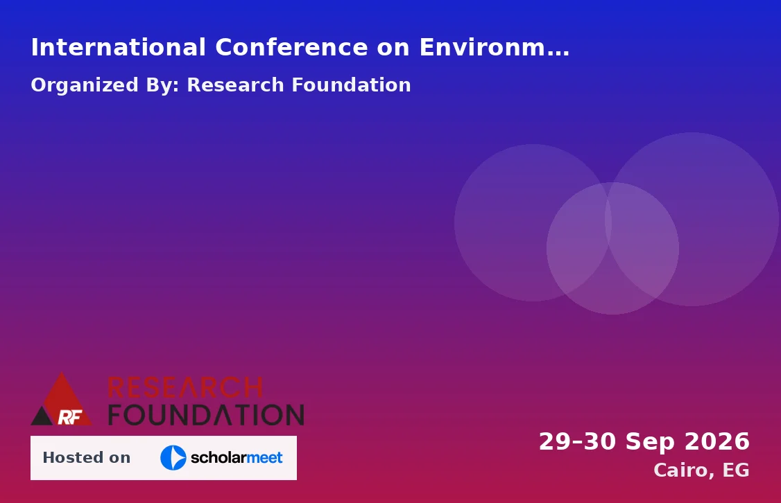 International Conference on Environmental Ethics and Intergenerational Justice in Sustainability (ICEEIJIS-26)