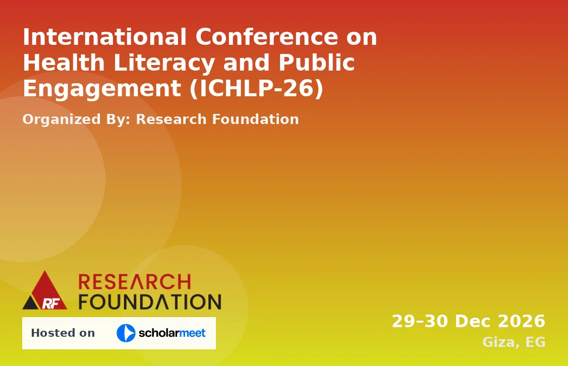 International Conference on Health Literacy and Public Engagement (ICHLP-26)