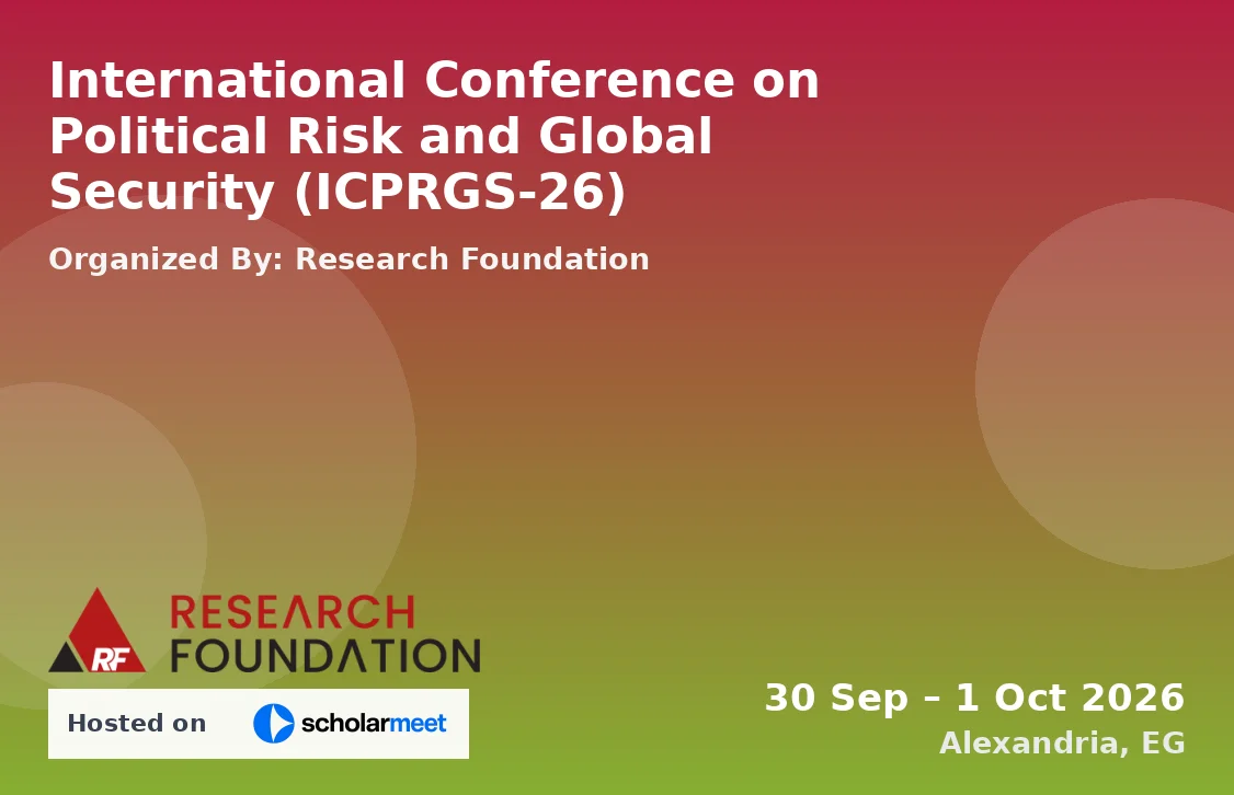 International Conference on Political Risk and Global Security (ICPRGS-26)