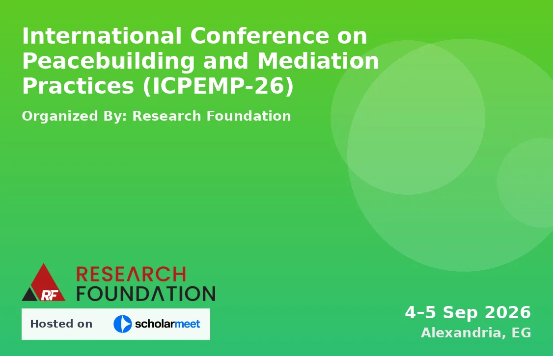 International Conference on Peacebuilding and Mediation Practices (ICPEMP-26)