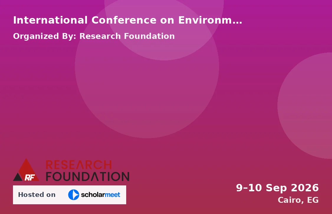International Conference on Environmental Challenges and Climate Resilience in Caribbean Islands (ICECCR-26)