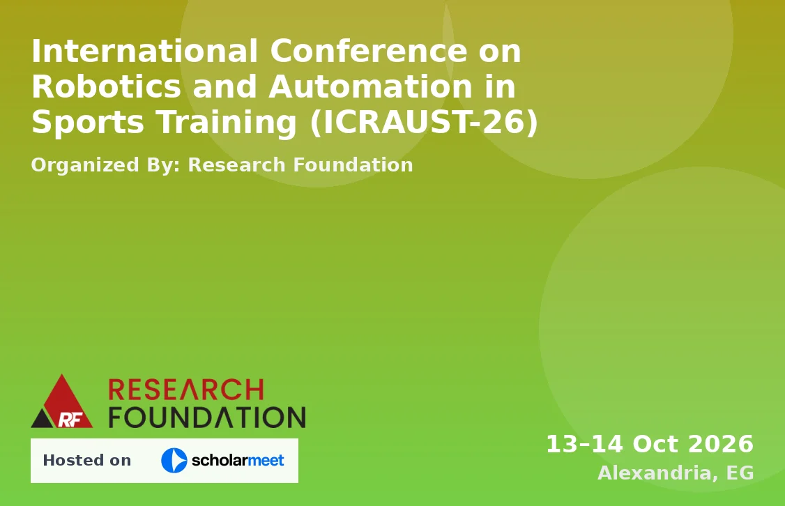 International Conference on Robotics and Automation in Sports Training (ICRAUST-26)