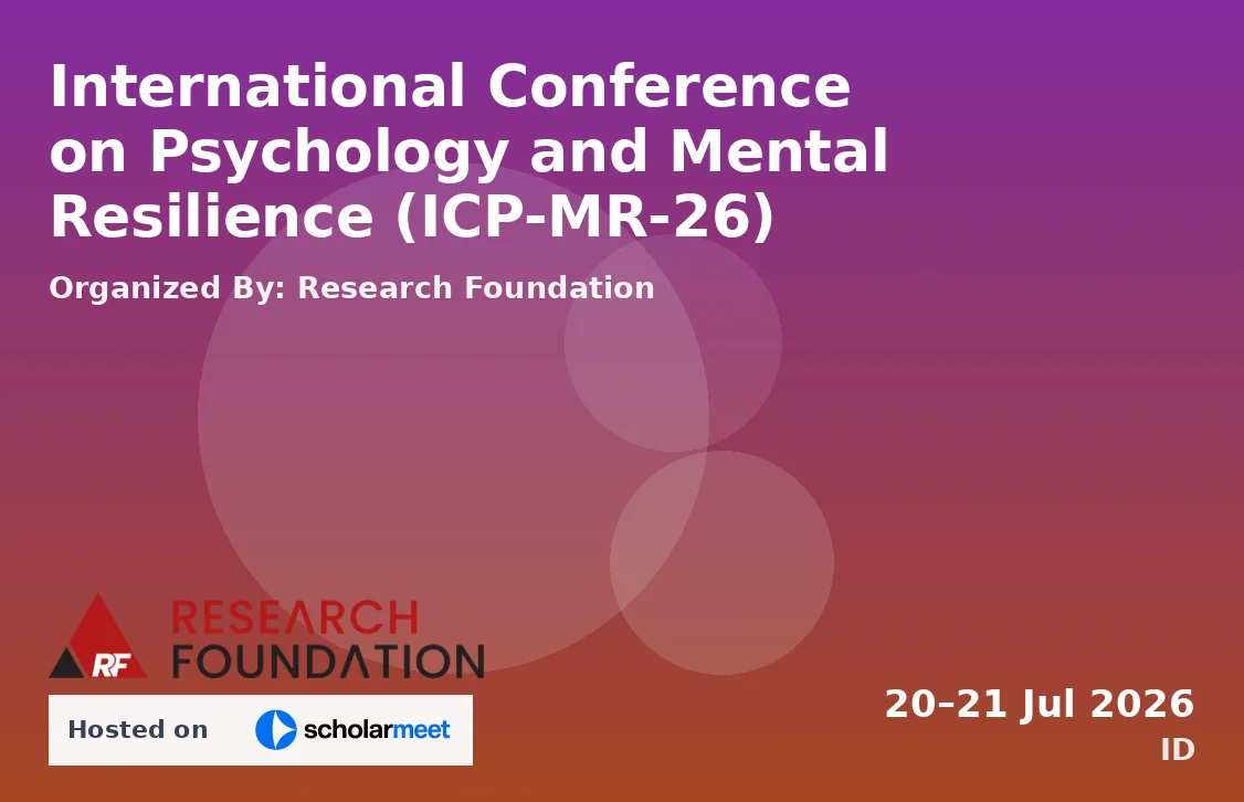 International Conference on Psychology and Mental Resilience (ICP-MR-26)