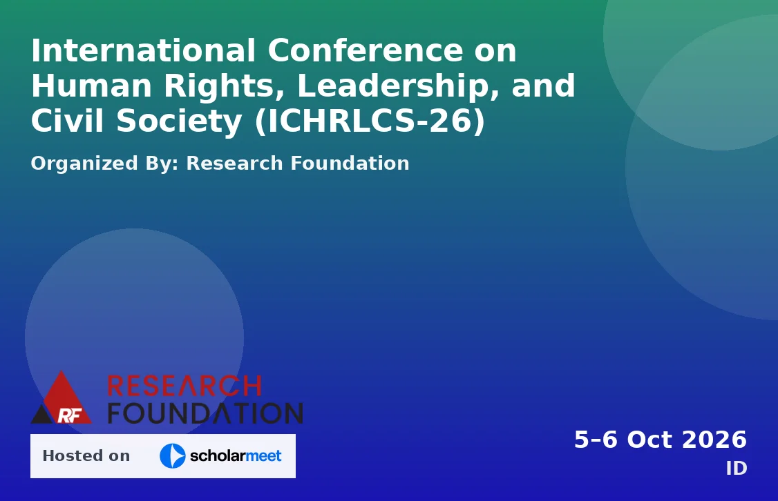 International Conference on Human Rights, Leadership, and Civil Society (ICHRLCS-26)