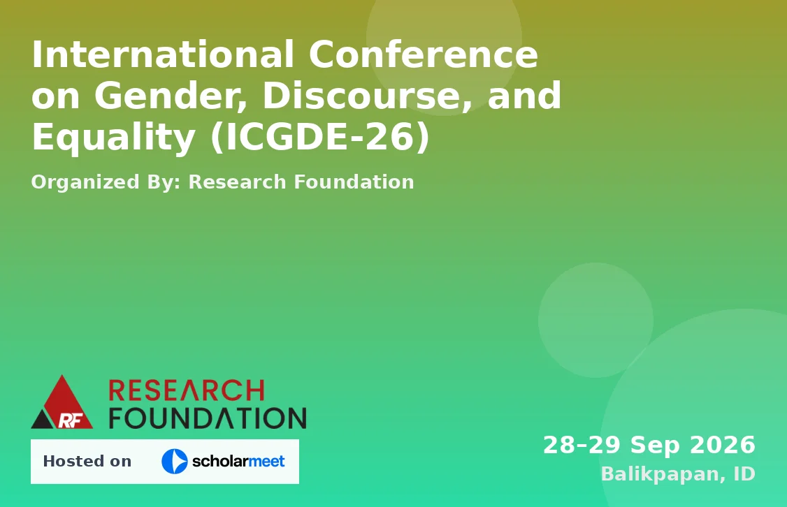 International Conference on Gender, Discourse, and Equality (ICGDE-26)