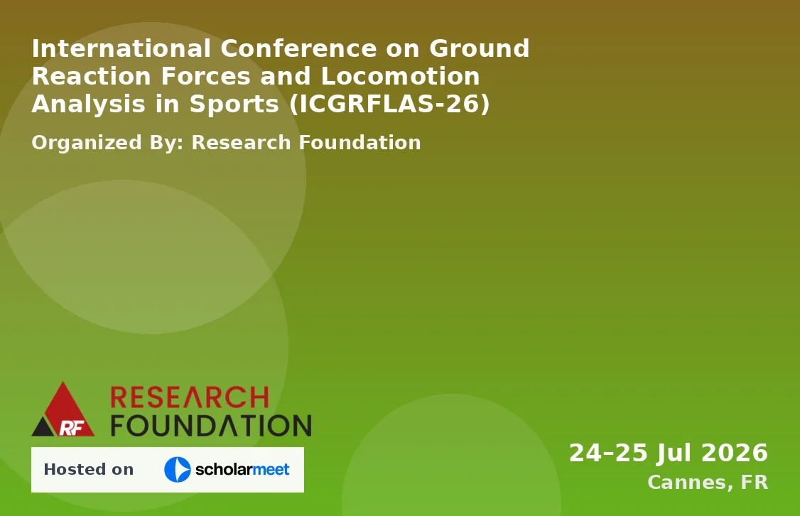 International Conference on Ground Reaction Forces and Locomotion Analysis in Sports (ICGRFLAS-26)