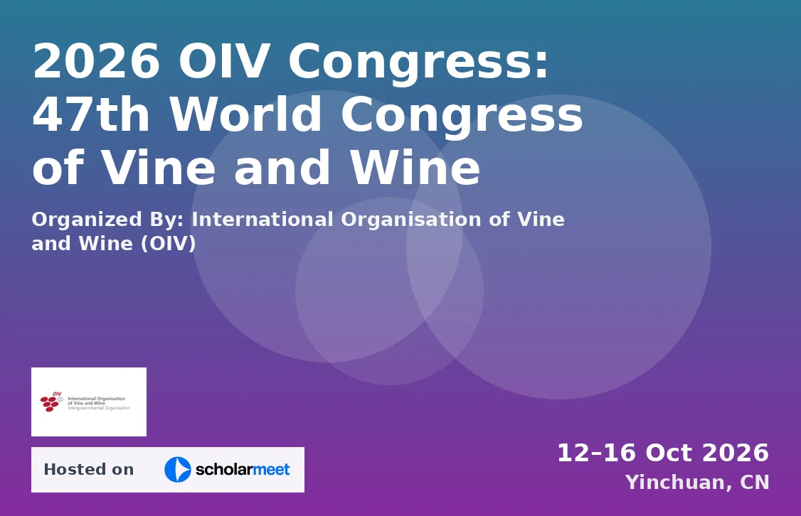 2026 OIV Congress: 47th World Congress of Vine and Wine