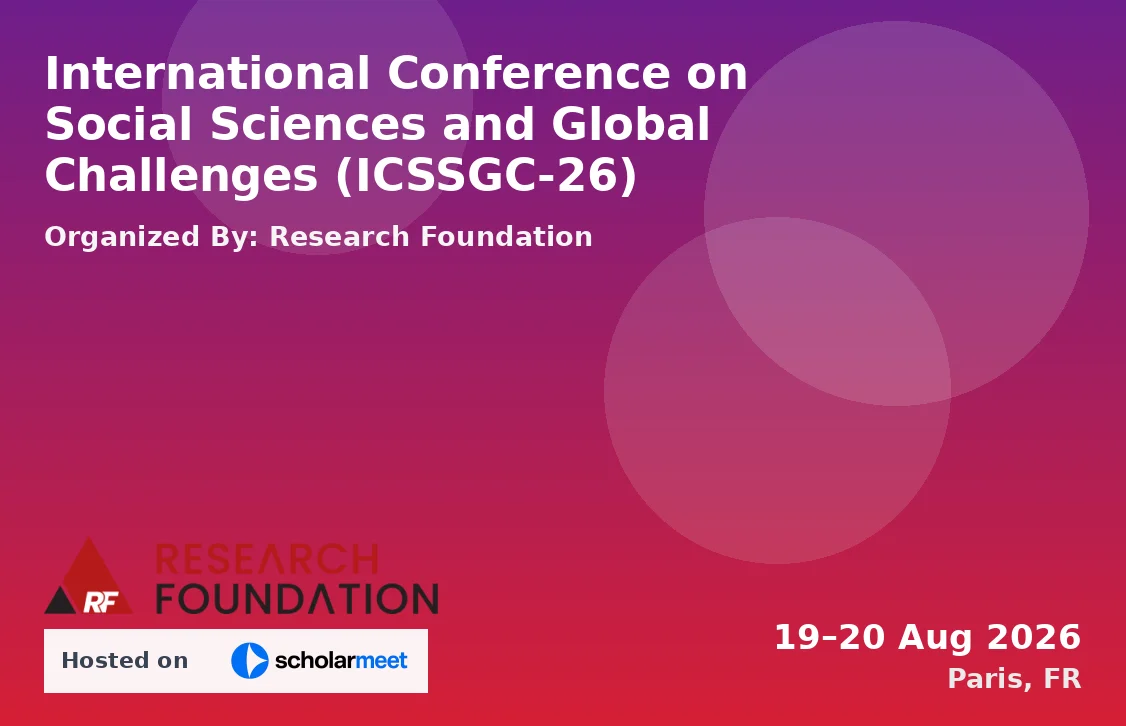 International Conference on Social Sciences and Global Challenges (ICSSGC-26)