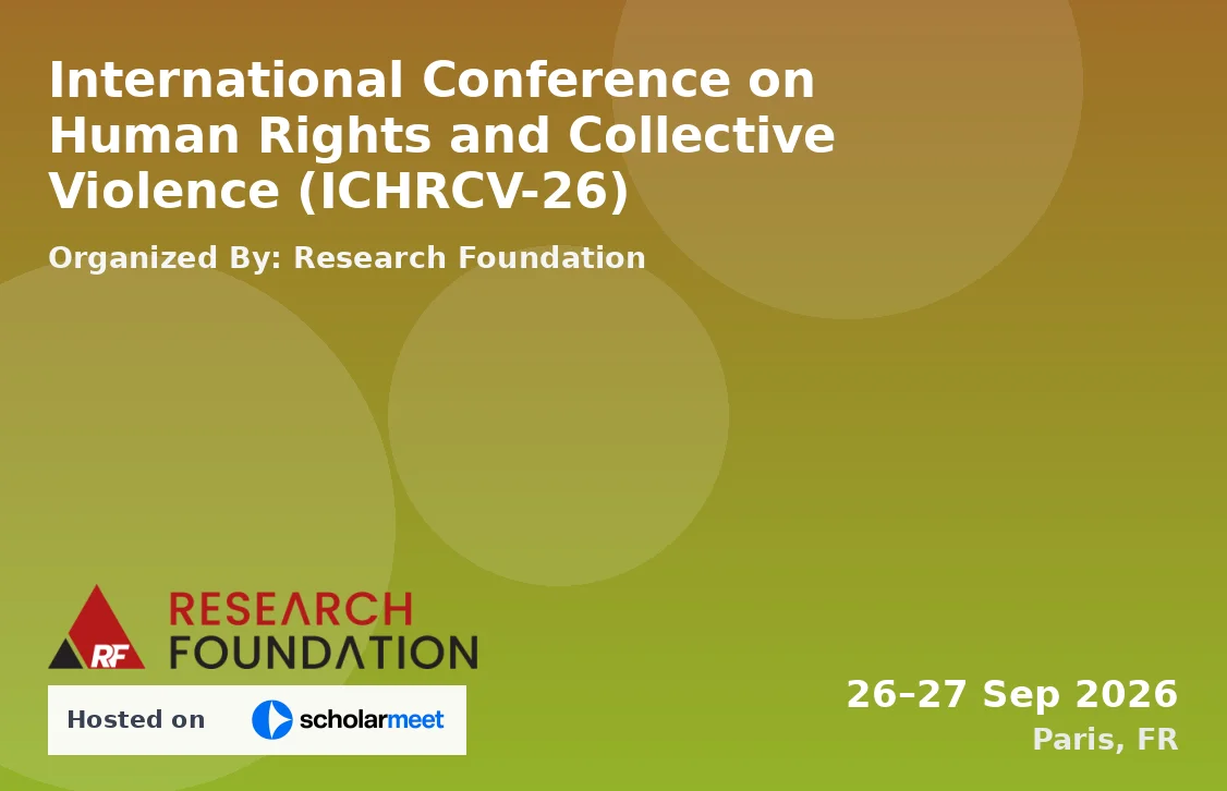 International Conference on Human Rights and Collective Violence (ICHRCV-26)