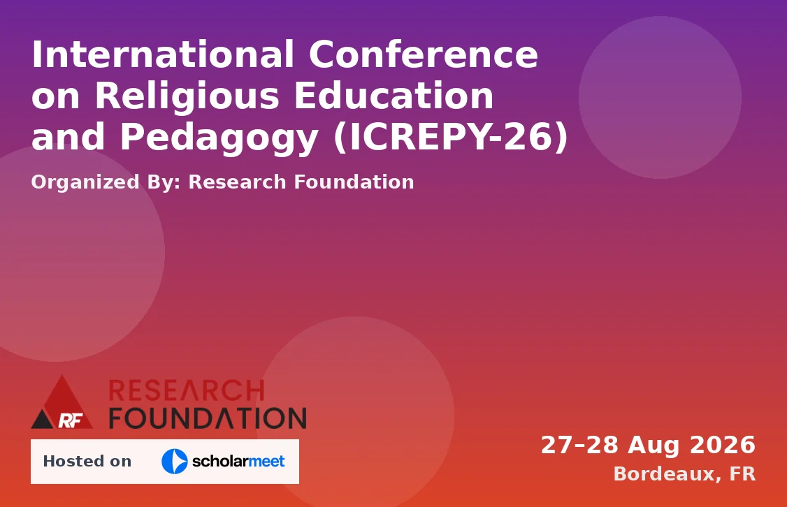 International Conference on Religious Education and Pedagogy (ICREPY-26)