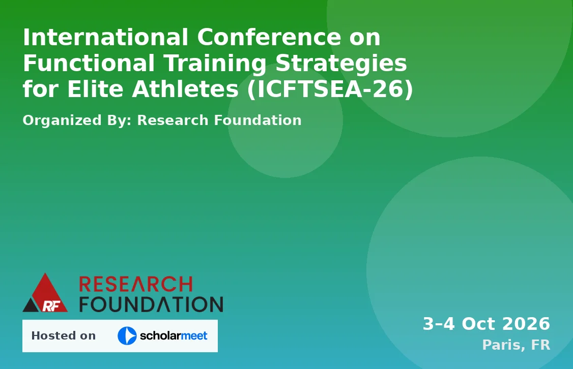International Conference on Functional Training Strategies for Elite Athletes (ICFTSEA-26)