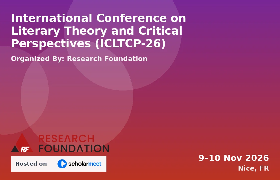 International Conference on Literary Theory and Critical Perspectives (ICLTCP-26)