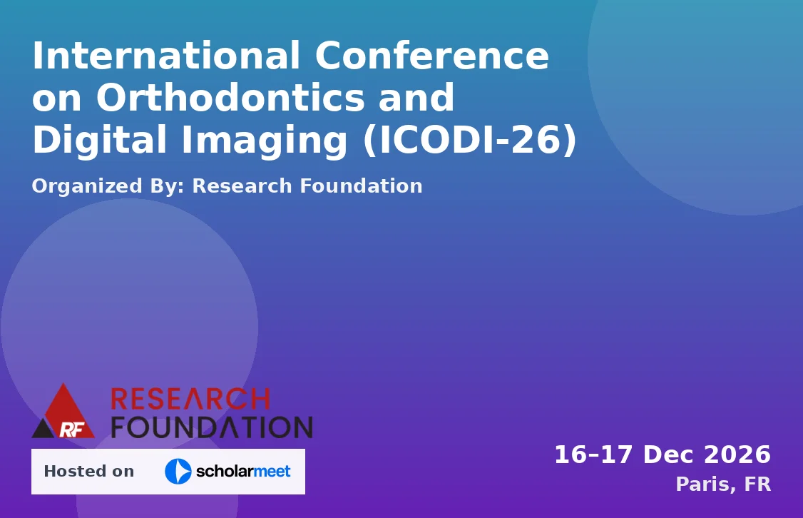 International Conference on Orthodontics and Digital Imaging (ICODI-26)