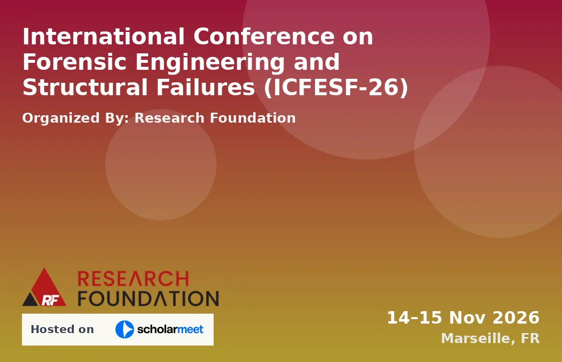International Conference on Forensic Engineering and Structural Failures (ICFESF-26)