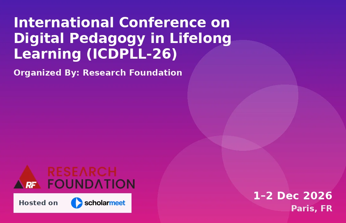 International Conference on Digital Pedagogy in Lifelong Learning (ICDPLL-26)