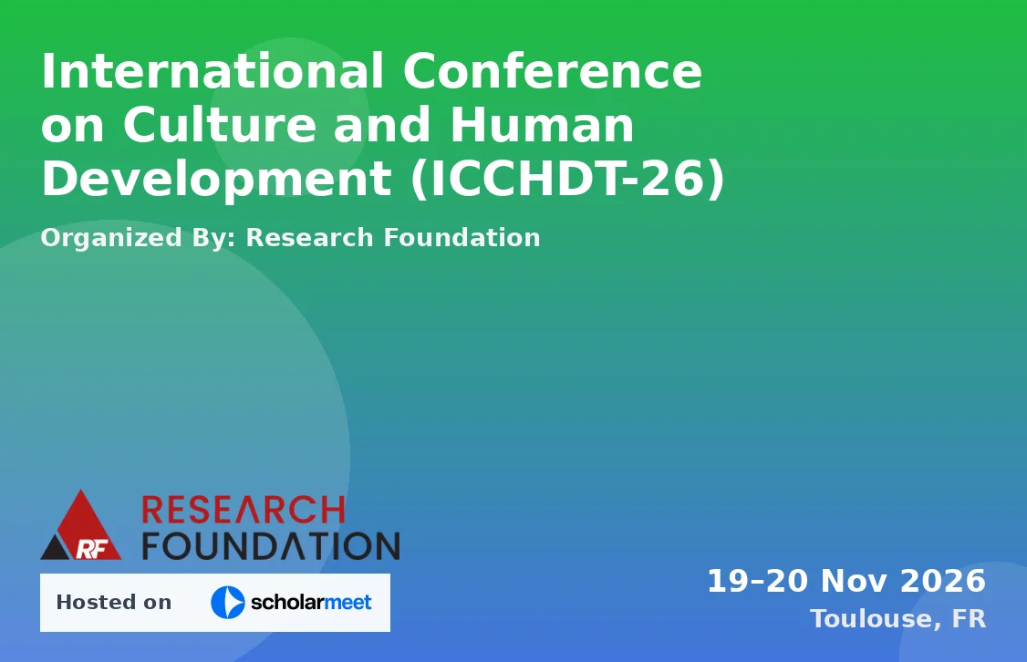 International Conference on Culture and Human Development (ICCHDT-26)