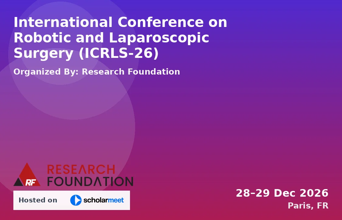 International Conference on Robotic and Laparoscopic Surgery (ICRLS-26)