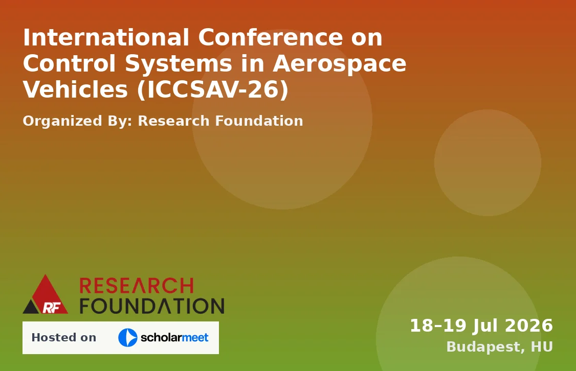 International Conference on Control Systems in Aerospace Vehicles (ICCSAV-26)