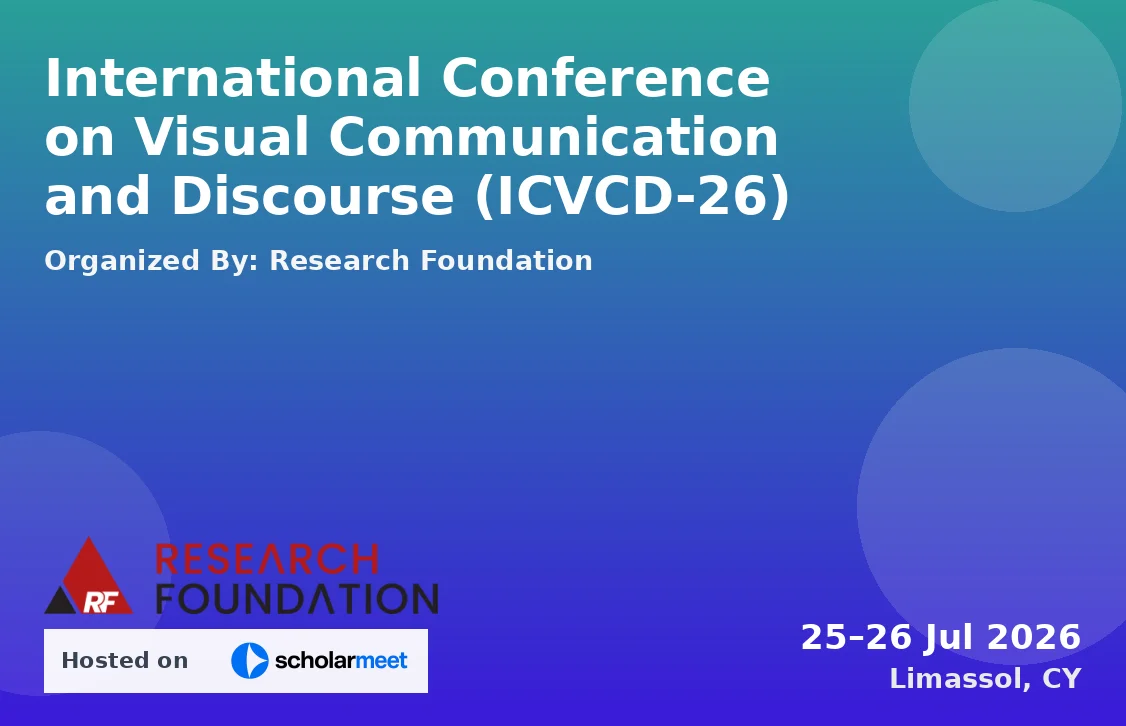 International Conference on Visual Communication and Discourse (ICVCD-26)