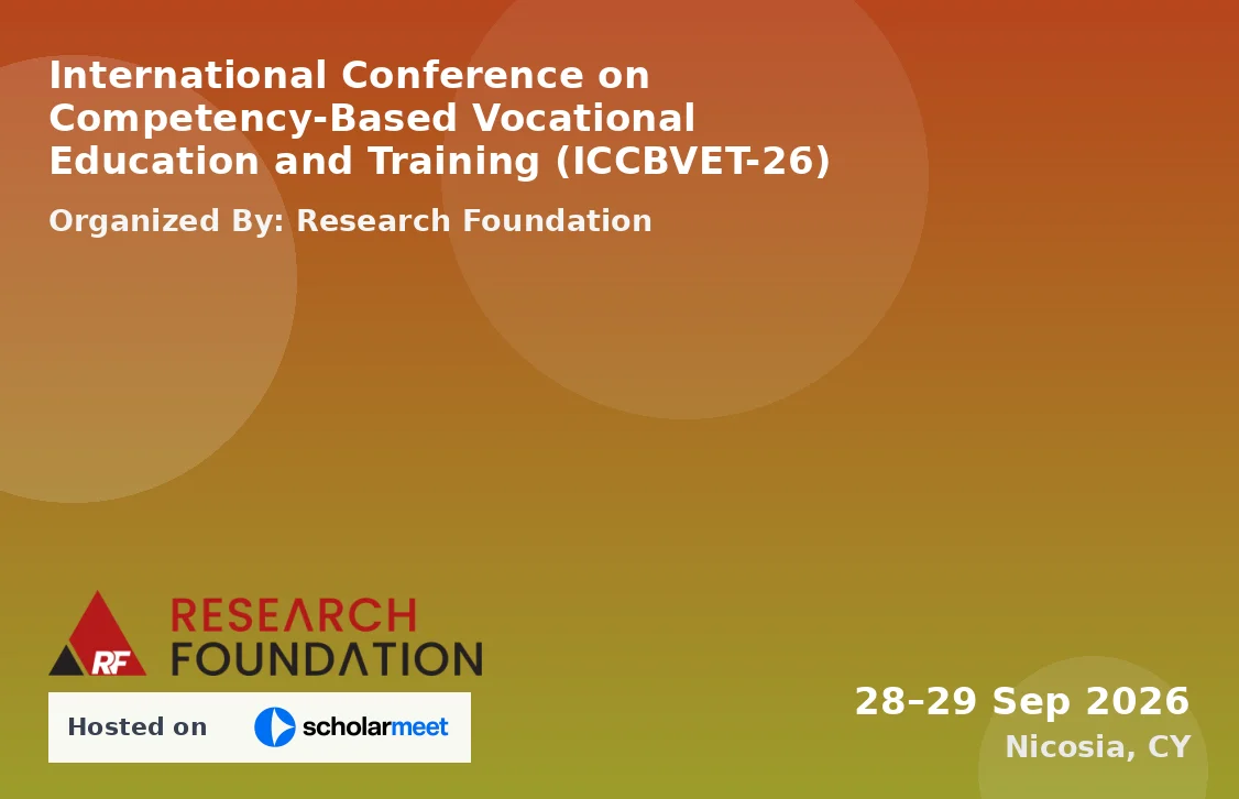 International Conference on Competency-Based Vocational Education and Training (ICCBVET-26)