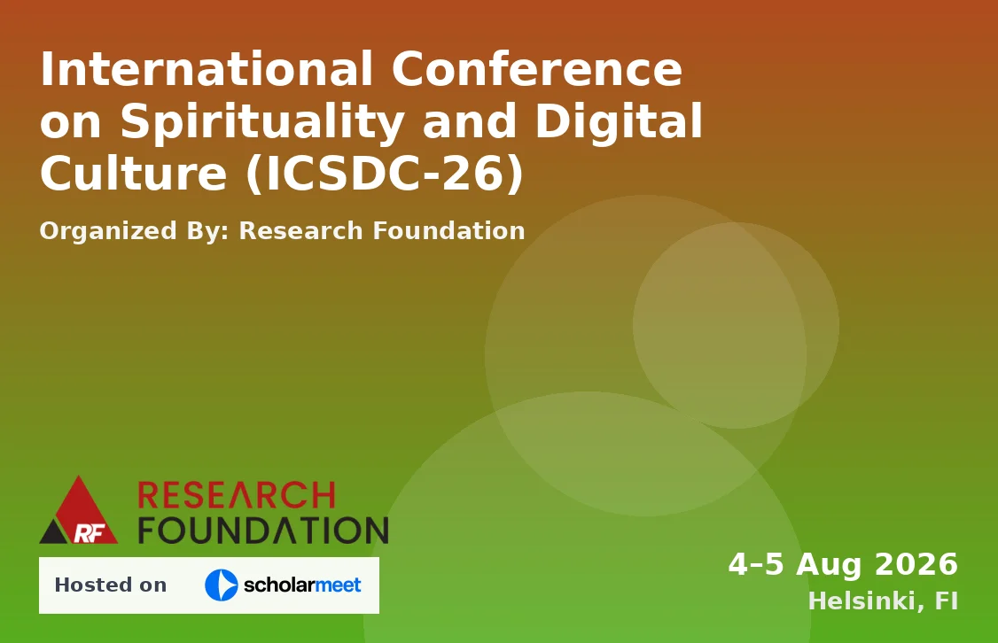 International Conference on Spirituality and Digital Culture (ICSDC-26)