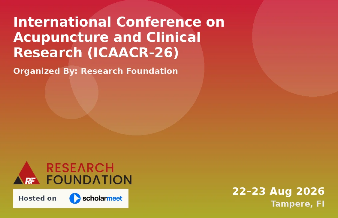 International Conference on Acupuncture and Clinical Research (ICAACR-26)
