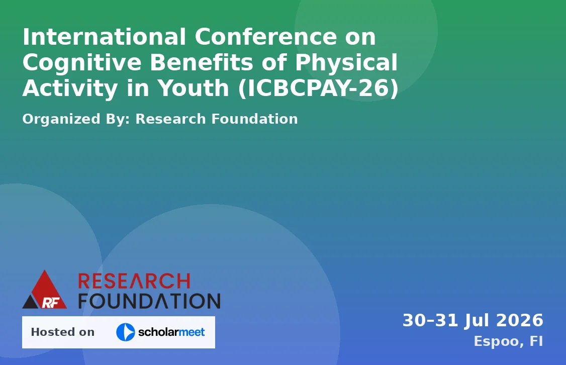 International Conference on Cognitive Benefits of Physical Activity in Youth (ICBCPAY-26)