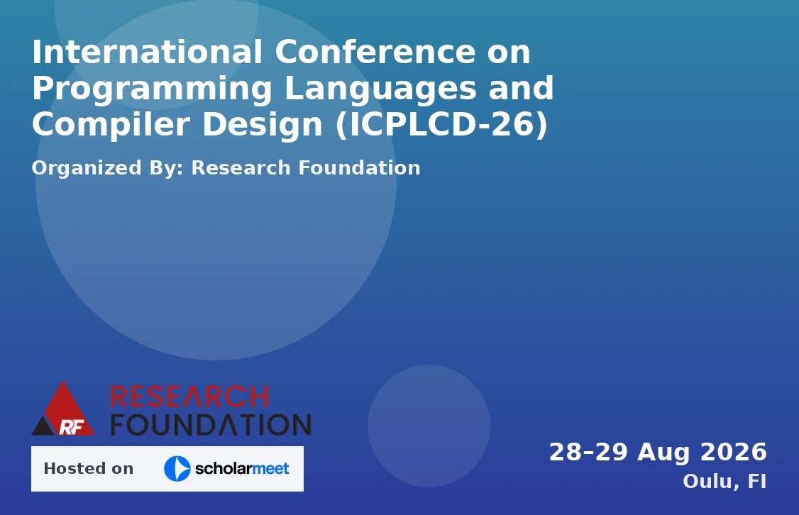 International Conference on Programming Languages and Compiler Design (ICPLCD-26)