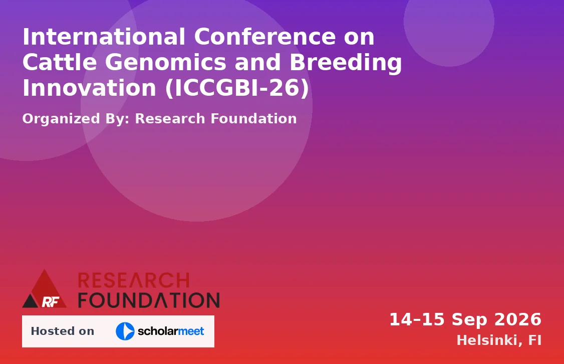 International Conference on Cattle Genomics and Breeding Innovation (ICCGBI-26)