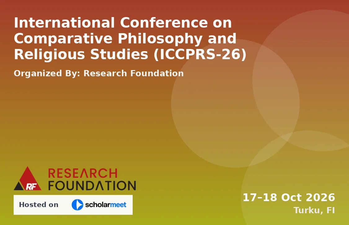 International Conference on Comparative Philosophy and Religious Studies (ICCPRS-26)