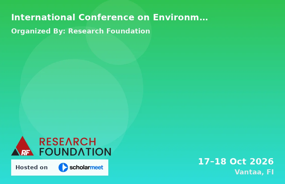 International Conference on Environmental Challenges and Climate Resilience in Caribbean Islands (ICECCR-26)