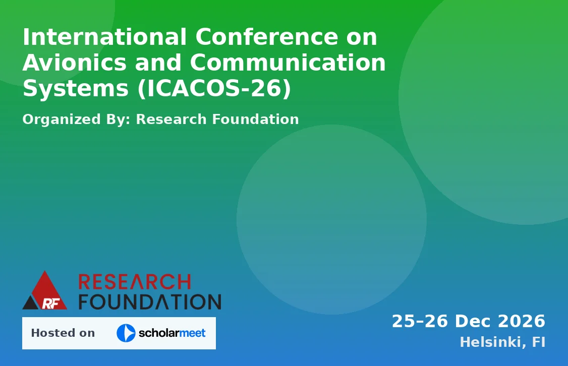 International Conference on Avionics and Communication Systems (ICACOS-26)