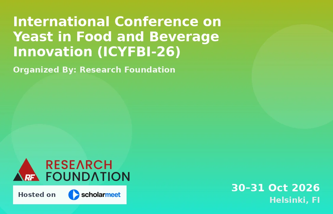 International Conference on Yeast in Food and Beverage Innovation (ICYFBI-26)