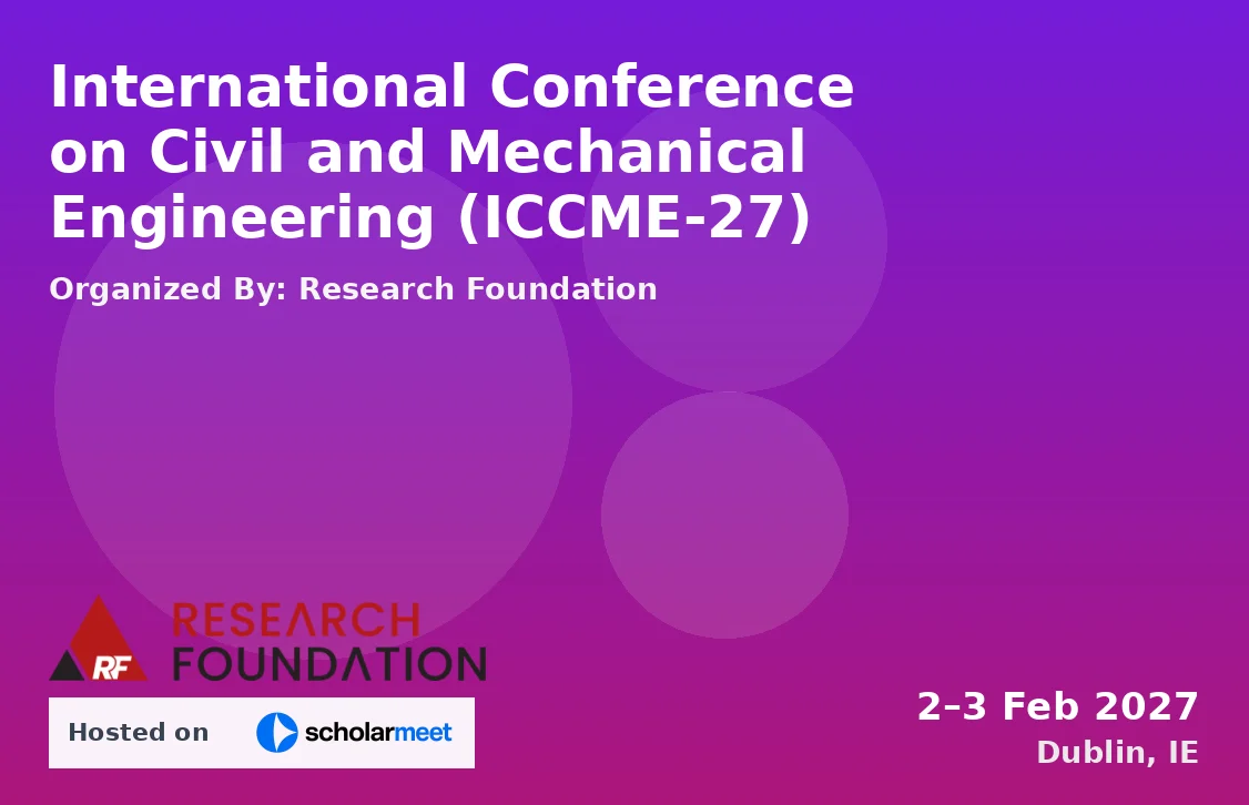 International Conference on Civil and Mechanical Engineering (ICCME-27)
